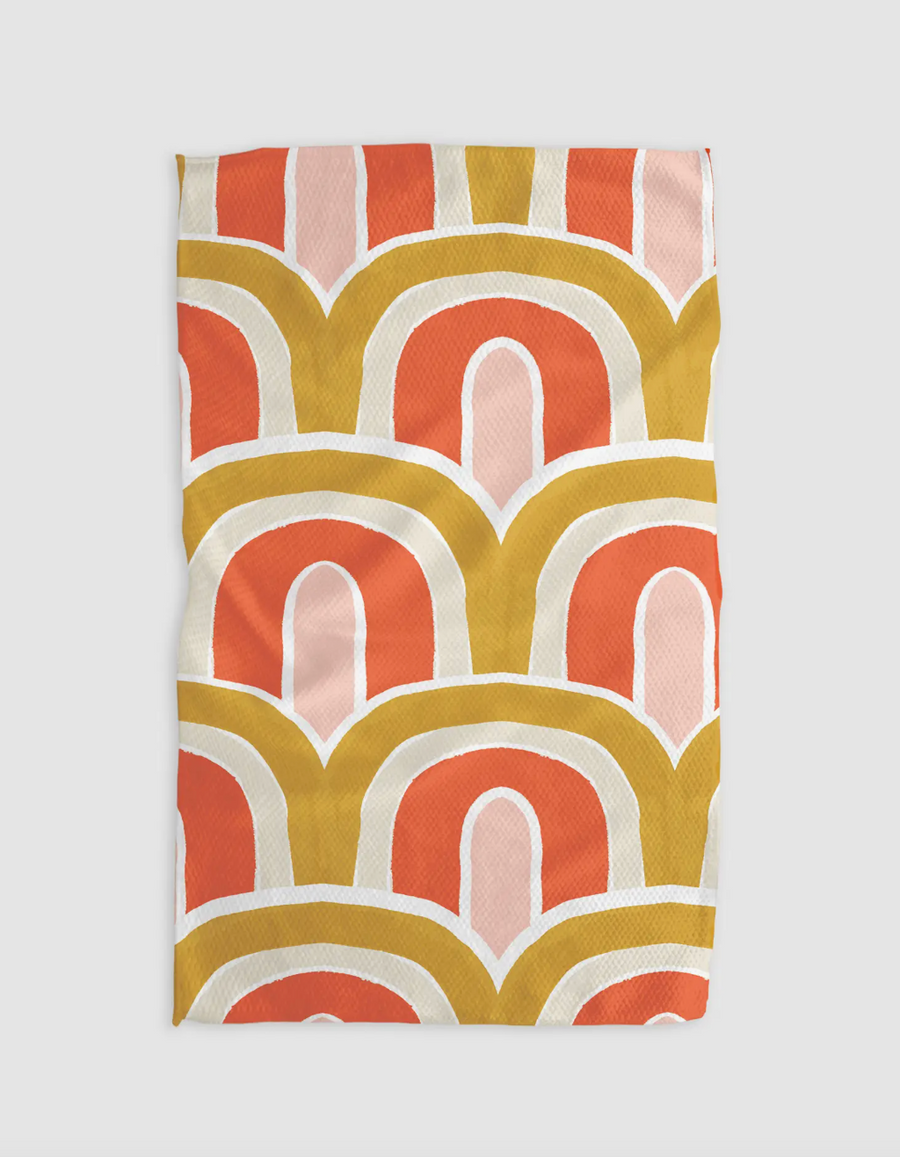 Gold Bows Tea Towel