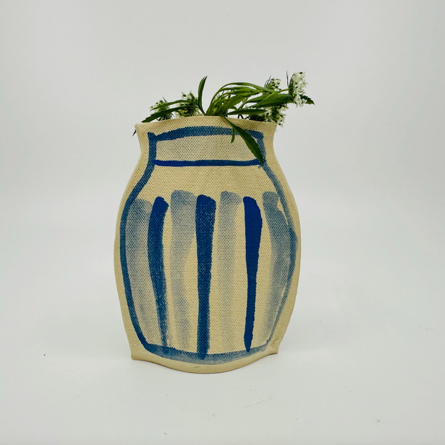 Tiny Delft Sprig Vase