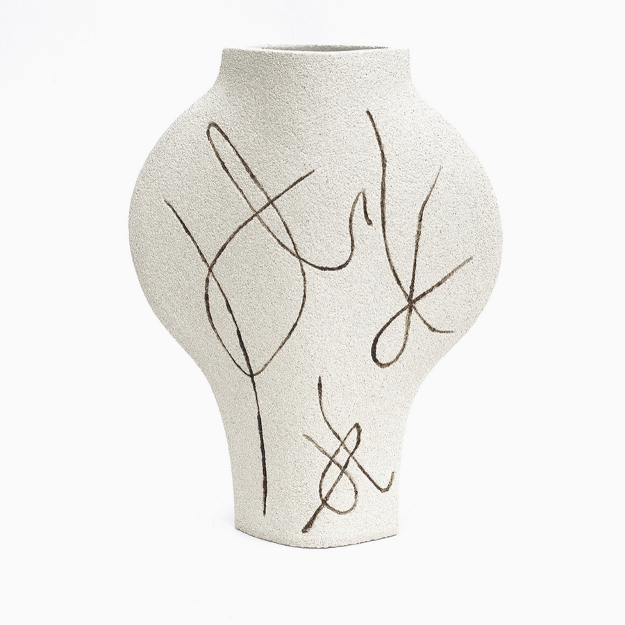 'Dal - Lines' Ceramic Vase