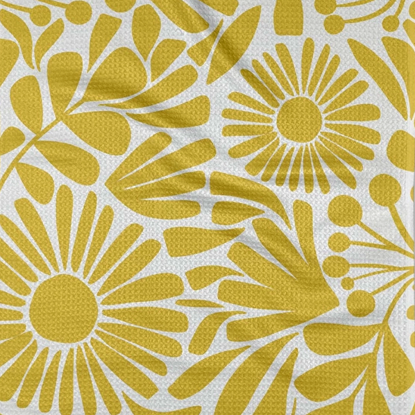 Sunlit Blooms Tea Towel