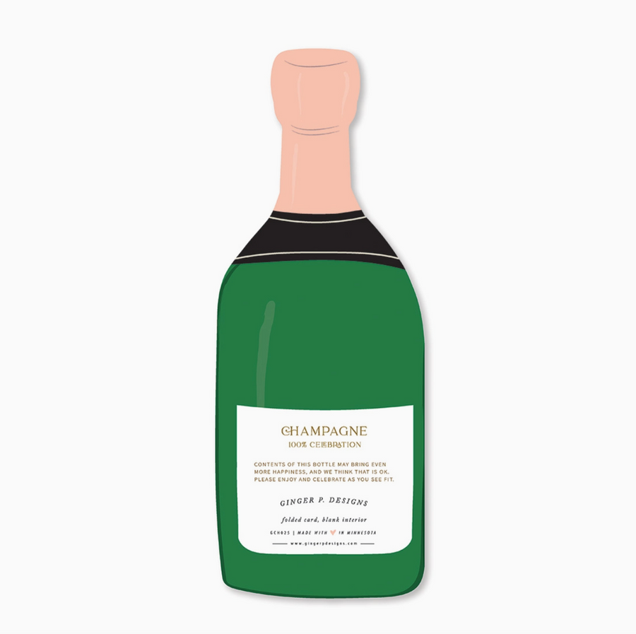 A Toast To You Champagne Greeting Card