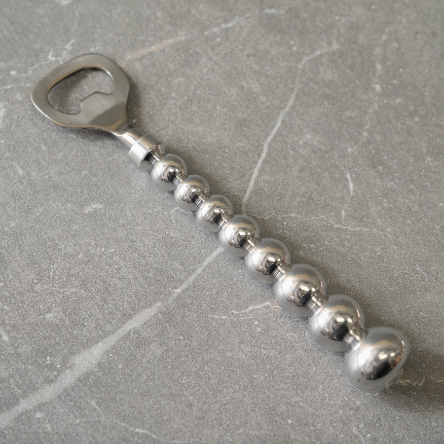 Aluminum Beaded Bottle Opener