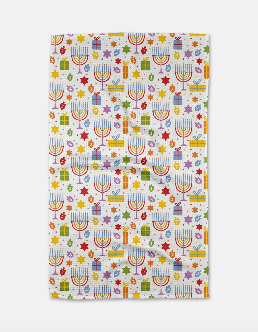 Hanukkah Oh Hannukkah Tea Towel