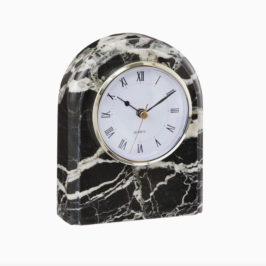 Black Zebra Desk Clock