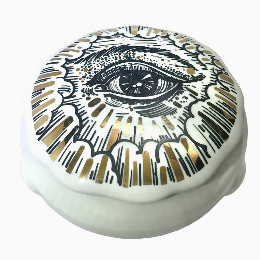 Mystic Eye Ceramic Box