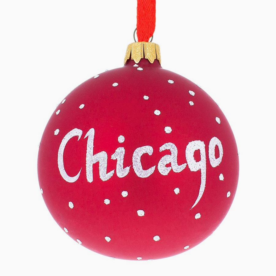 Chicago Cityscape Reflections Ornament