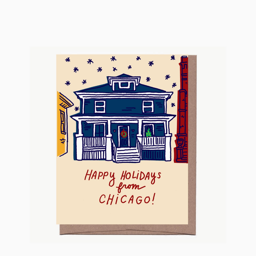 House Holiday Greeting Card