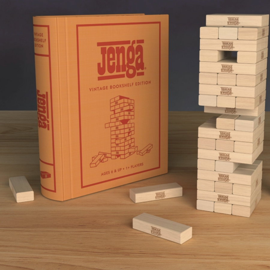 Jenga Bookshelf Edition