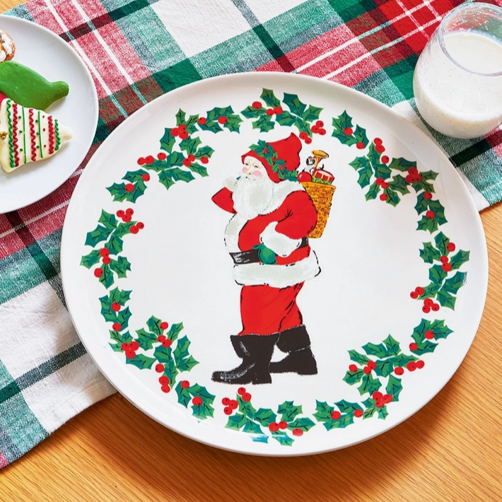 Tis the Season Santa Cookies Platter