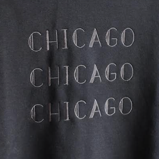 'Chicago All Day' Sweatshirt, Black - Letty Sparrow