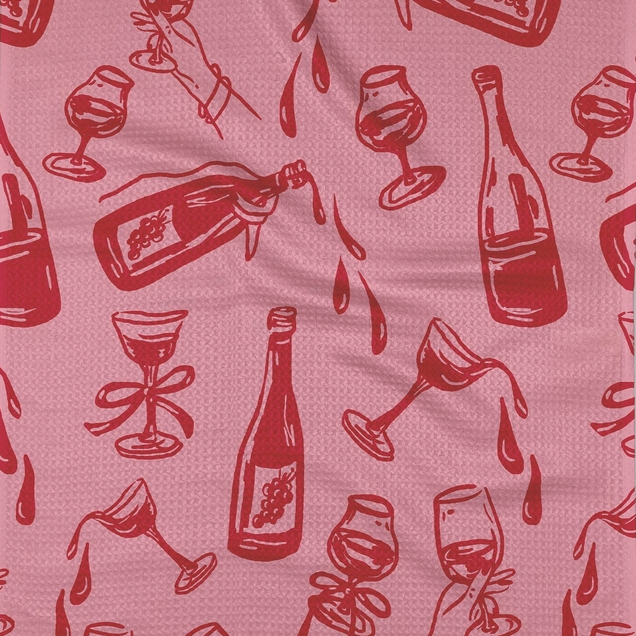 Wining and Dining Tea Towel