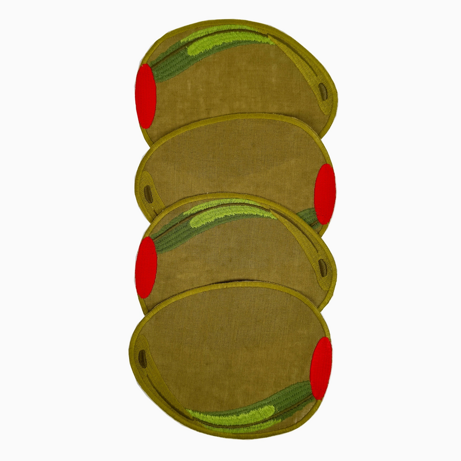 Olive Napkins, Set of 4