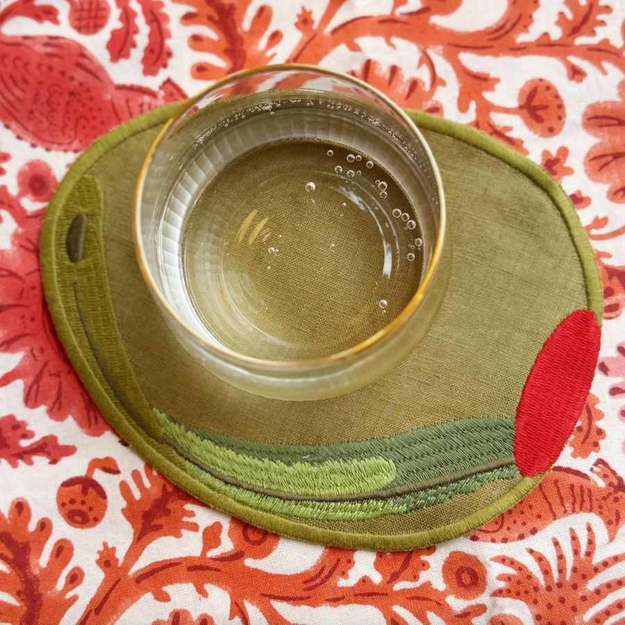 Olive Napkins, Set of 4