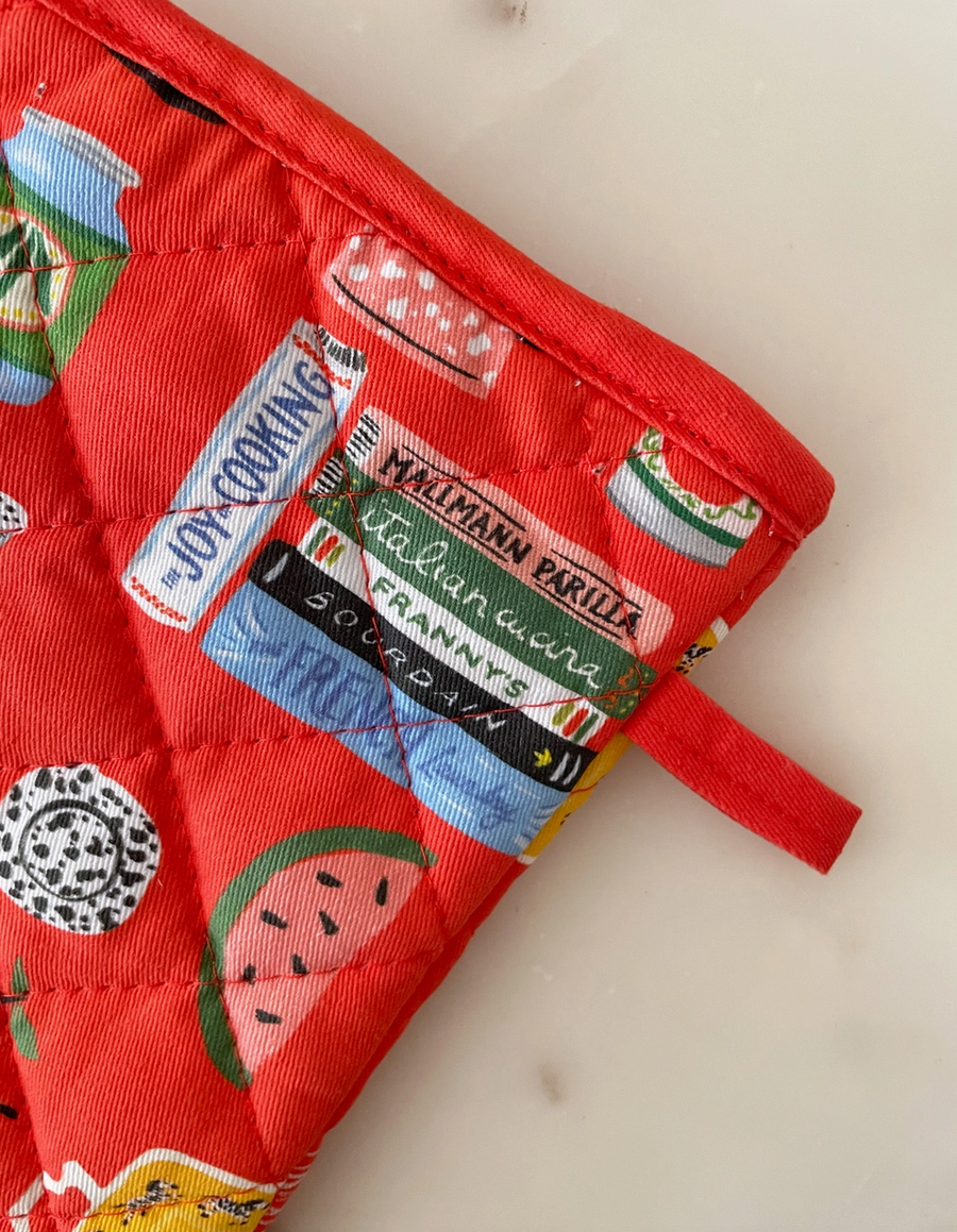 Kitchen Shelf Cotton Oven Mitt & Pot Holder Set