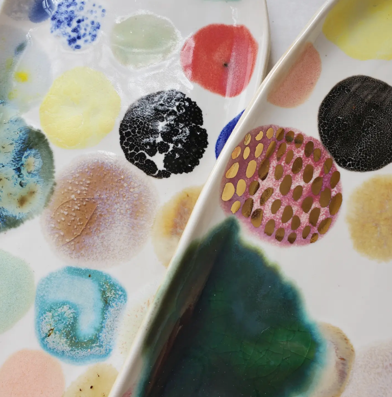 Polka Dot Tray