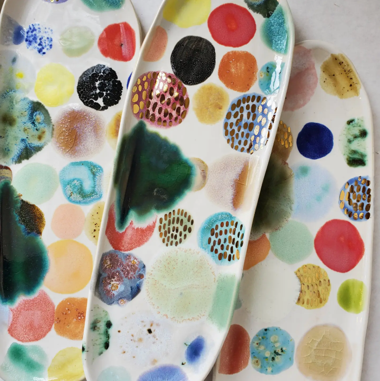 Polka Dot Tray