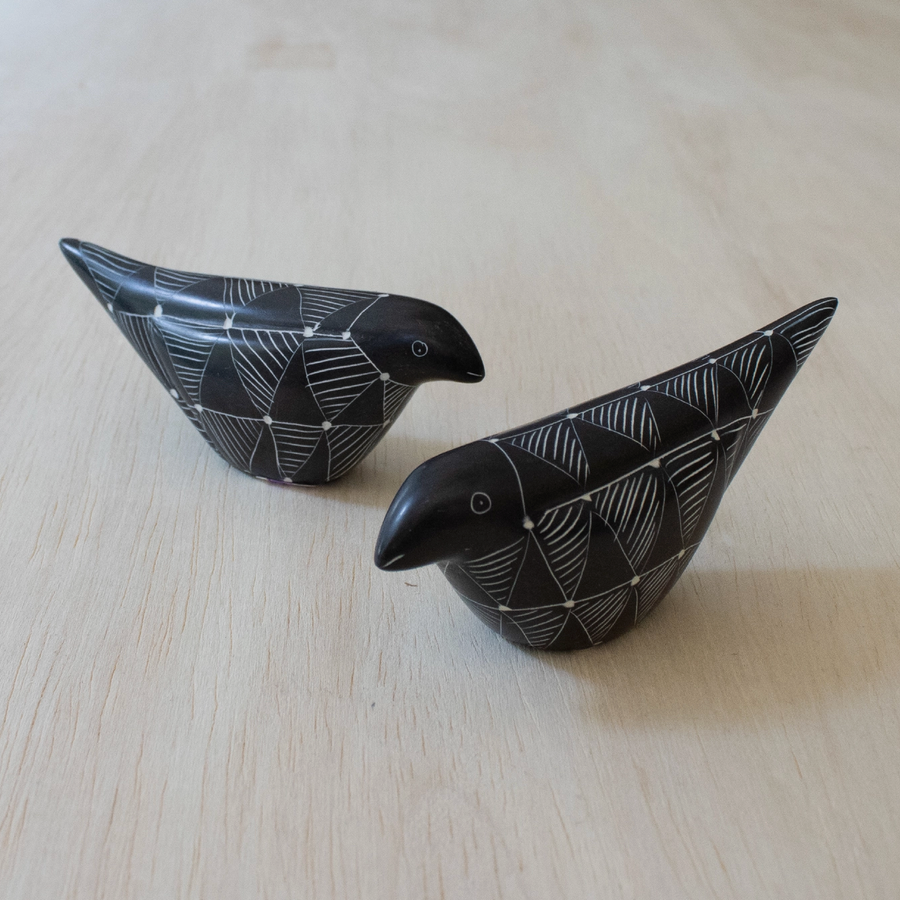 Etched Black Birds