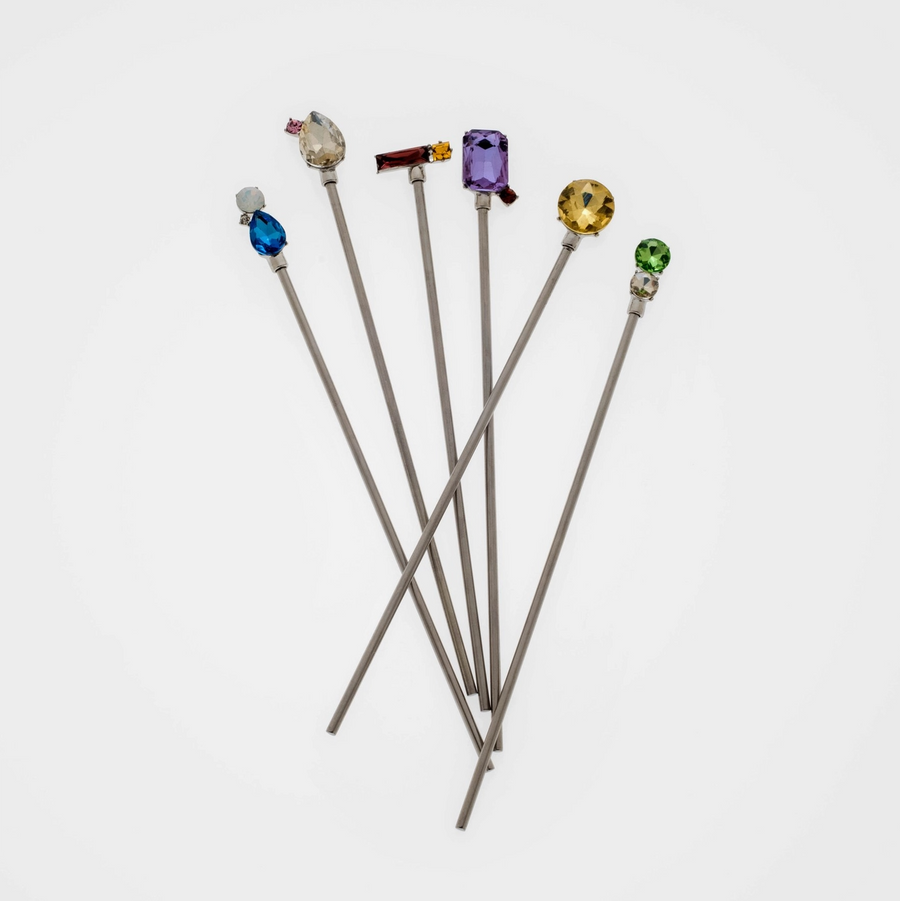 Jeweled Swizzle Sticks