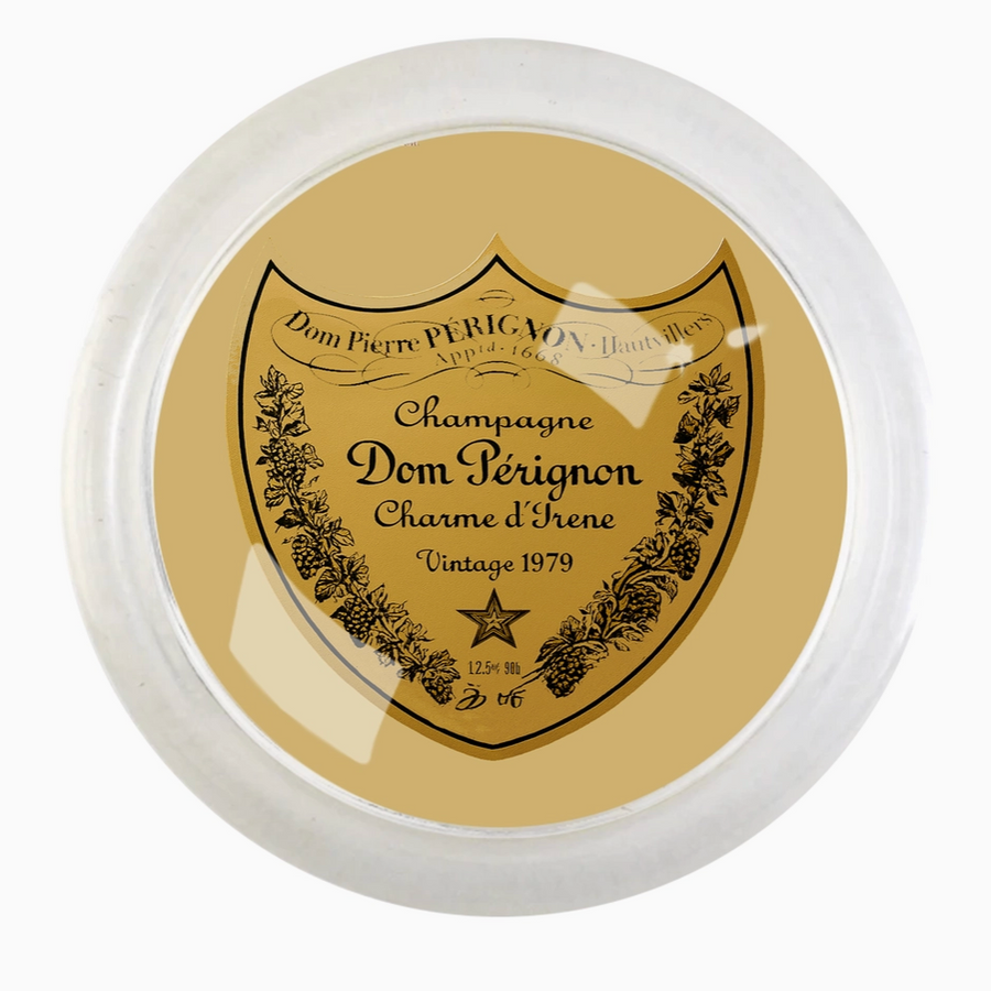 Vintage Dom Perignon Brut Coasters, Set of 4