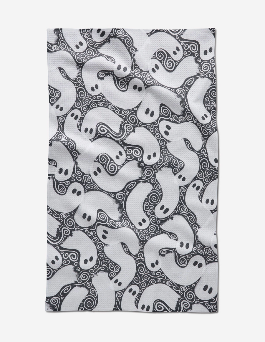 Swirling Ghosts Tea Towel