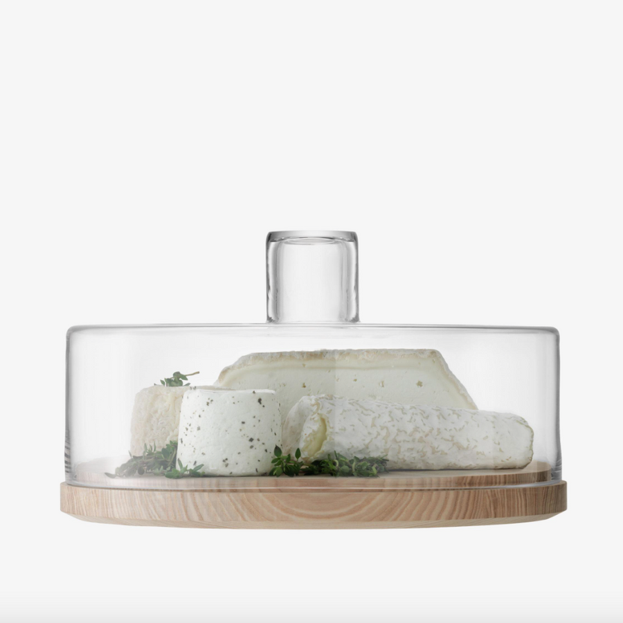 Lotta Cake/Cheese Dome and Ash Base, Large
