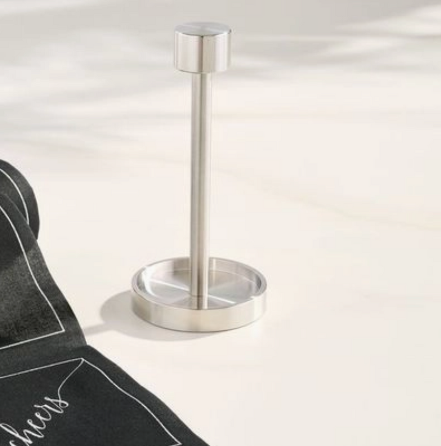 Silver Cocktail Napkin Stand