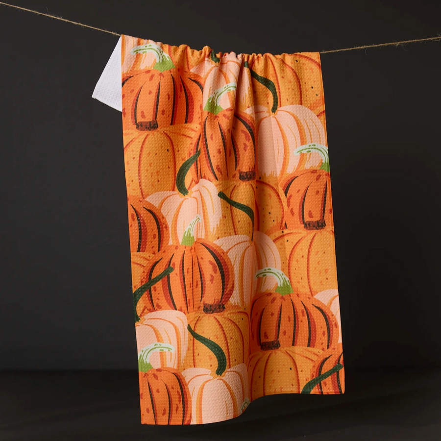Rows of Gourds Tea Towel