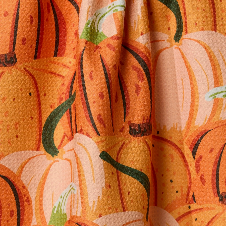 Rows of Gourds Tea Towel