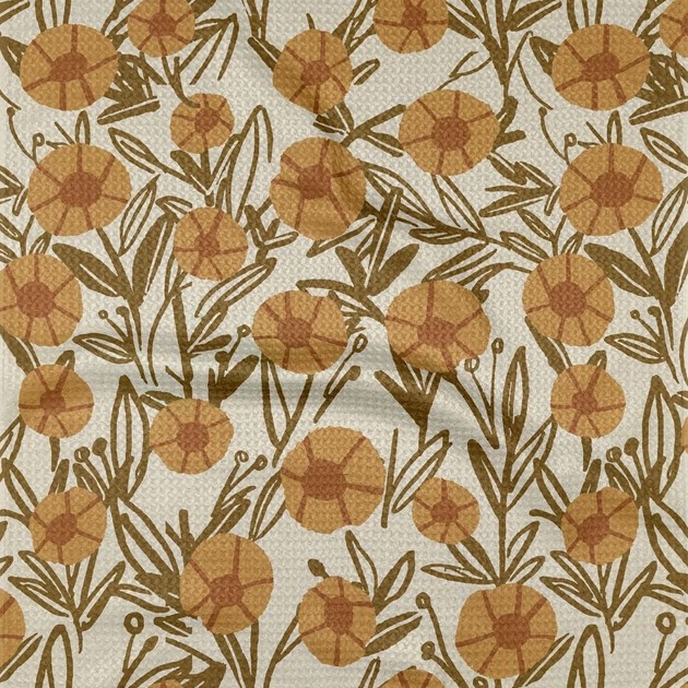 Sunflower Field Tea Towel