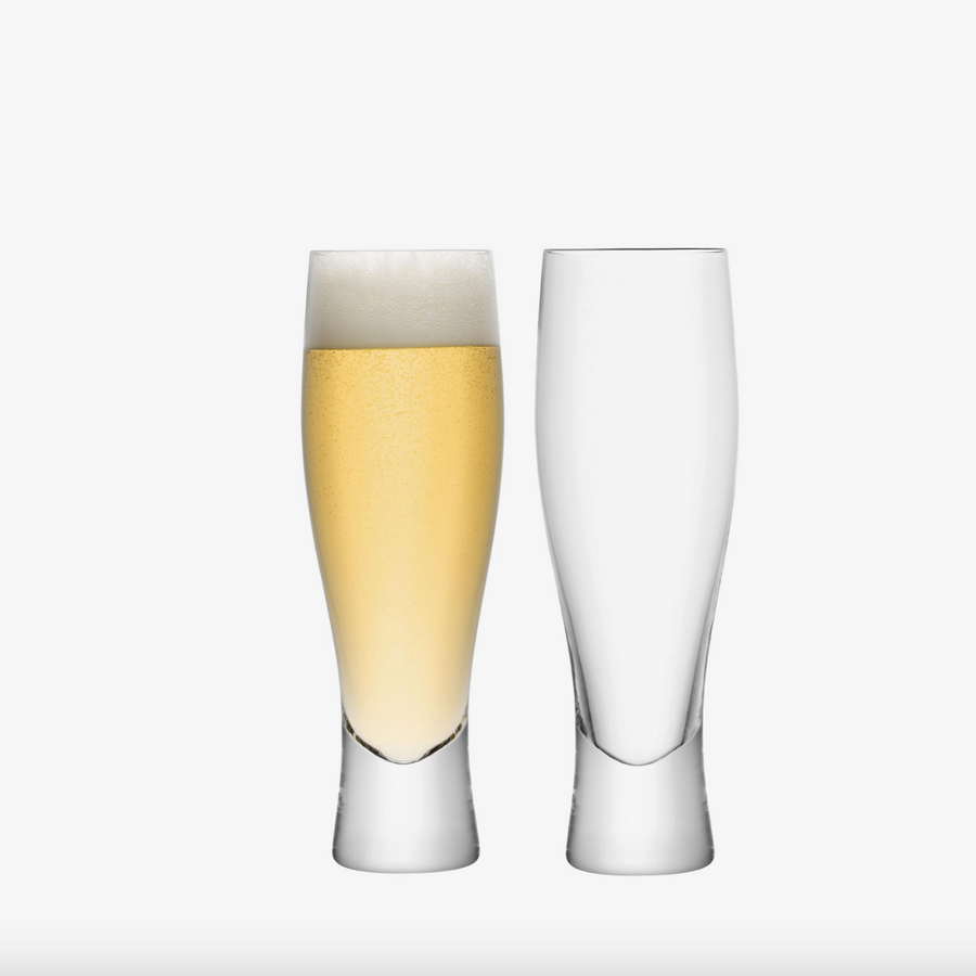 Bar Lager Glass 14oz, Set of 2