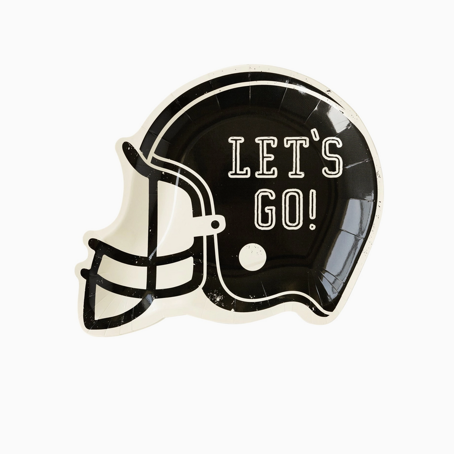 Football Helmut Paper Plates
