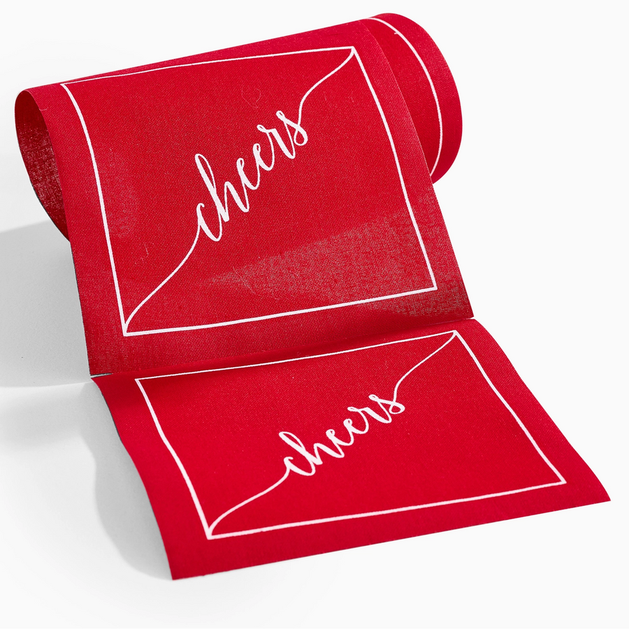 The Red Carpet Cheers Cocktail Napkin Roll