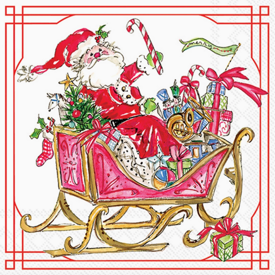 Santa Sleigh with presents