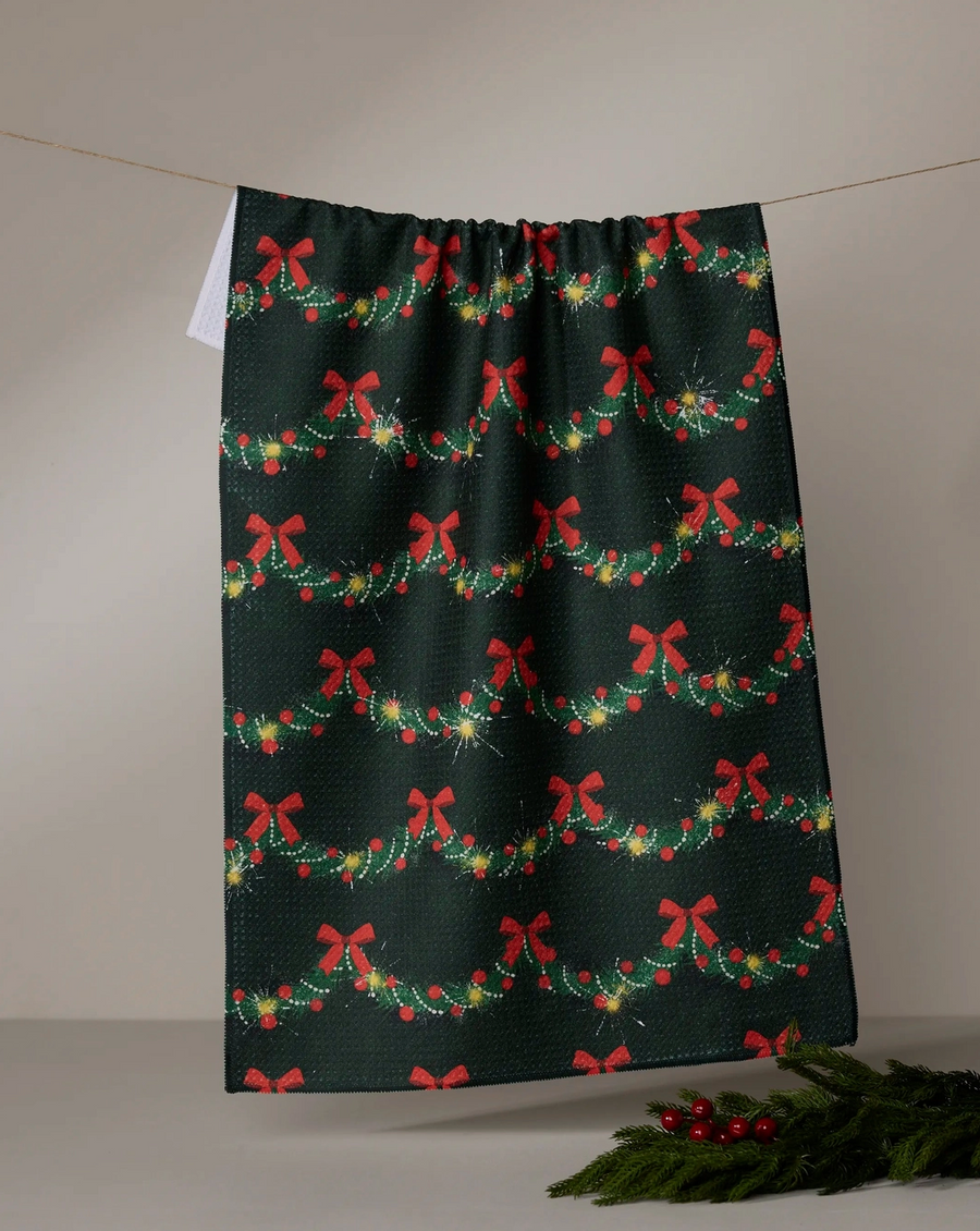 Yuletide Garland Tea Towel