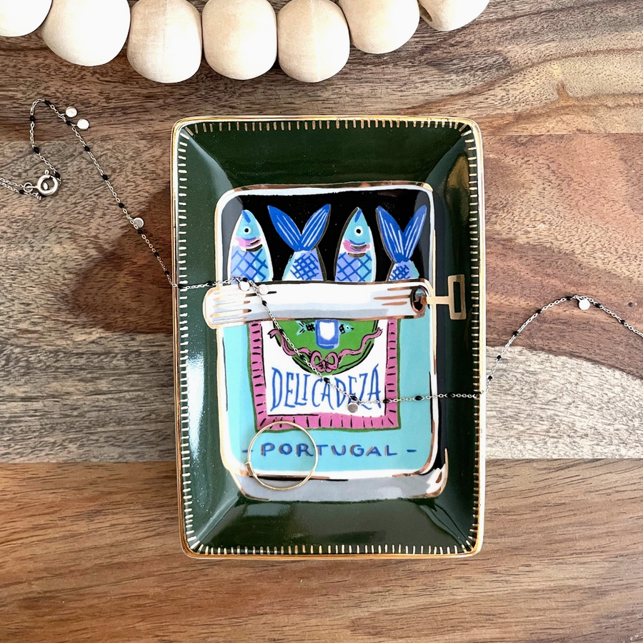 Sardines Porcelain Trinket Dish