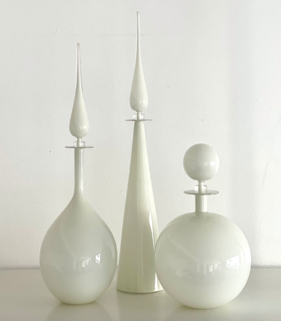 Ivory Tear Drop Decanter