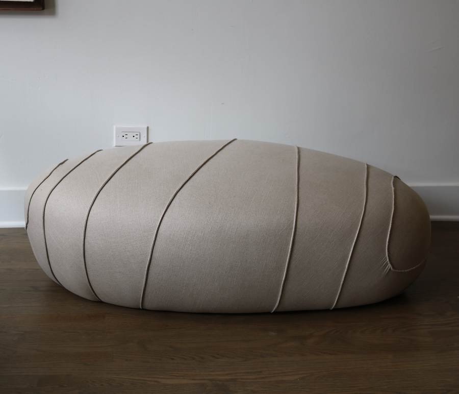 Verellen Lola Medium Pouf, Bruges Natural