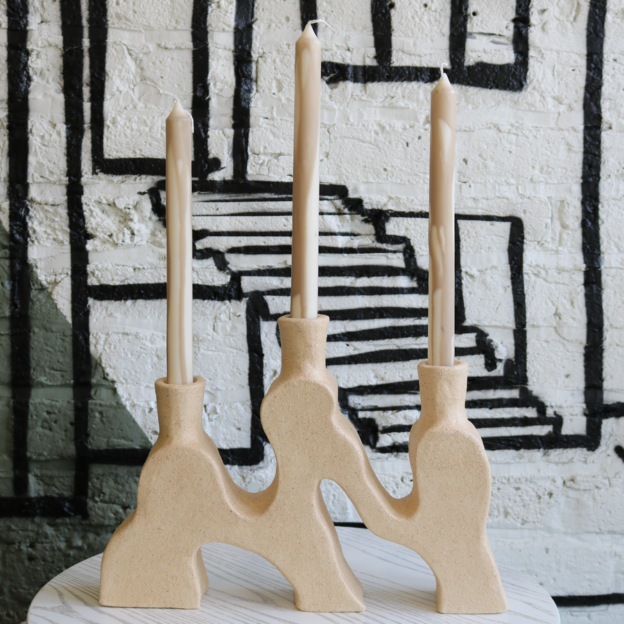 Veromo Limestone Candelabra
